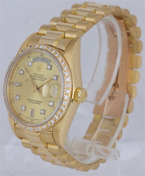 rolex replica presidential diamond watch|rolex 18kt president 36mm watch.